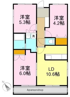 ロイヤルメゾン【2階】の間取り