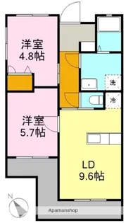ロイヤルメゾン【2階】の間取り