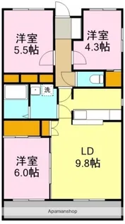 ロイヤルメゾン【1階】の間取り