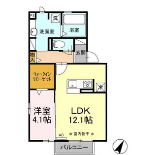長久保テラス【2階】の間取り