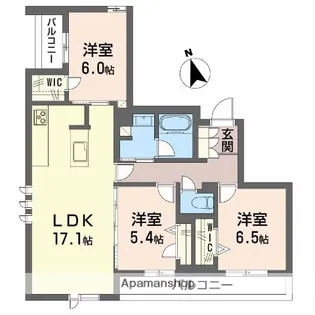 ERABLE【3階】の間取り