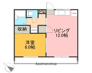 ラビットハウスフレンズ【101号室】の間取り