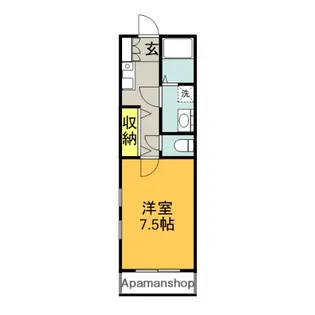 ブセナテラス【1階】の間取り