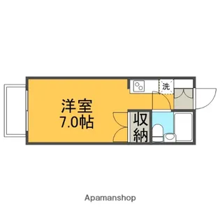 サンコート塩川Ⅰ【201号室】の間取り