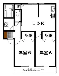 ソイソース内田【2階】の間取り