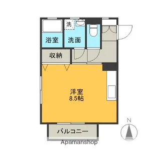 リーベハイムおおみや【1階】の間取り