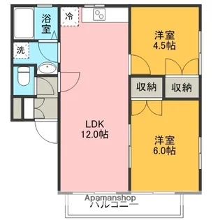 リラ サンフィール【2階】の間取り