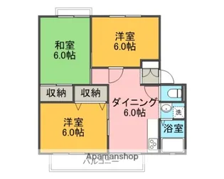 グランラゴ三島【2階】の間取り