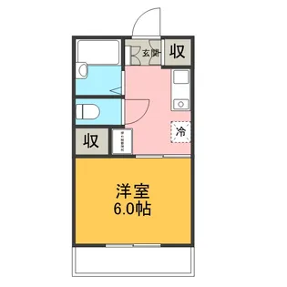 シャトー望月D棟【205号室】の間取り
