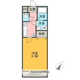 ドリームカーサ【1階】の間取り