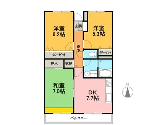 アバンデンス【4階】の間取り