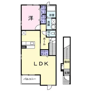 ヴェルハウズン C【2階】の間取り