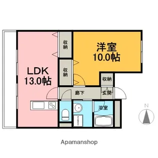 ボンベルソ【2階】の間取り