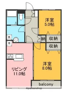 グリーンヒルズ長泉【2階】の間取り