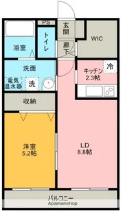 シンセアーノーブル【2階】の間取り