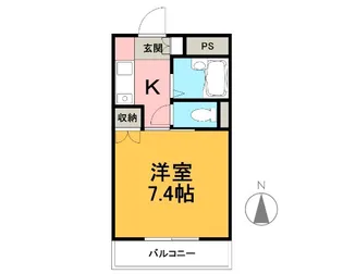 エクセル御幸【1階】の間取り