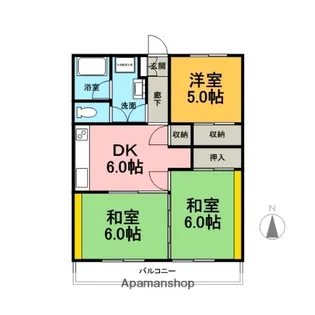 三恵マンション【3階】の間取り