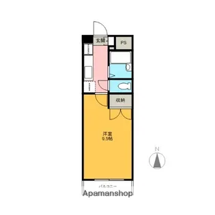 サンヒルズ【4階】の間取り