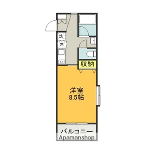 千本WESTCORP【3階】の間取り