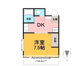 シティコーポ高島【2階】の間取り