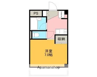 1Kの間取り画像