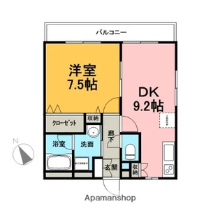 TYマンションⅡ【202号室】の間取り