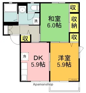 カモミール【2階】の間取り