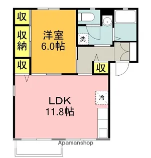 カモミール【1階】の間取り