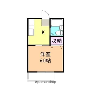 くらやすハイツ【2階】の間取り