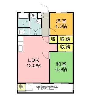 ベルウッド【3階】の間取り