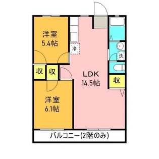 グレースタカハシ【1階】の間取り