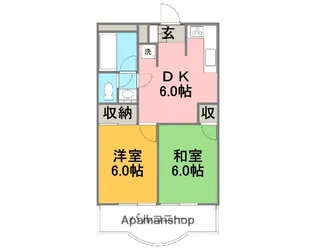 メゾン ド カンス【103号室】の間取り