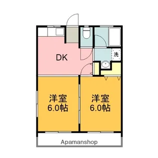 日東マンション【202号室】の間取り