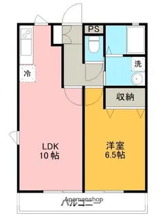 レスポワール【1階】の間取り