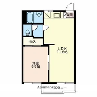 タウニイタカダ【C202号室】の間取り