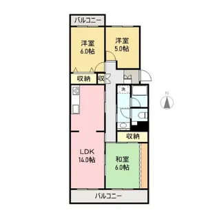 グレース【3階】の間取り