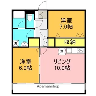 レアールミーテ香陵【2階】の間取り