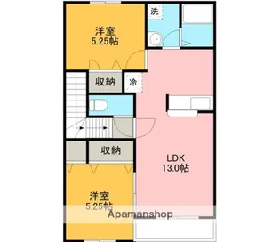 明治ガーデンコート【2階】の間取り