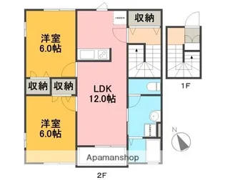 グランドヴィラージュ【2階】の間取り