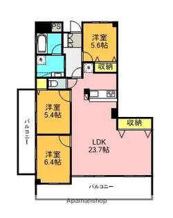 ドリーミー片浜【7階】の間取り