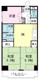 シティハイツカワグチ【4階】の間取り
