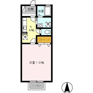 プレアンブルムコート【1階】の間取り