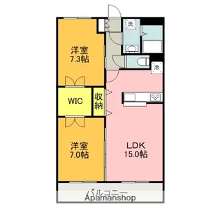 アドウィステリアK【3階】の間取り