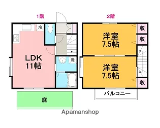 グレイスコート【1階】の間取り