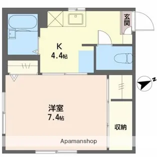 デュエル【101号室】の間取り
