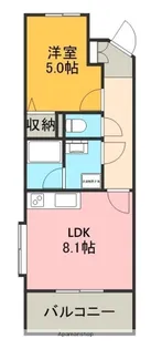 グランエール【1階】の間取り