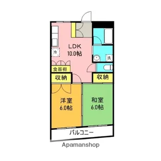 アビタシオンカラマズー志むら【2階】の間取り