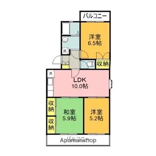 コンフォートK【3階】の間取り