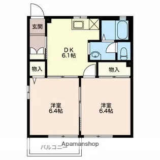 フレグランス タカハシ【2階】の間取り