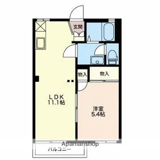 サンモール駿河台【1階】の間取り
